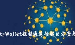 全面解析tpWallet提错通道的解决方案与
