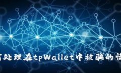 如何处理在tpWallet中被骗的情况？