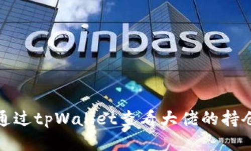 如何通过tpWallet查看大佬的持仓信息