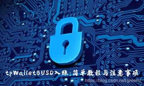 tpWalletBUSD入账：简单教程与注意事项